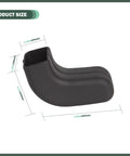 Front Bumper Tow Hook Covers For Jeep Wrangler JK JL And Gladiator JT Rugged Cushioned Grip Recovery Accessory, size dimensions