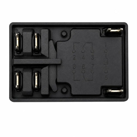 Rugged 12V Dc Power Relay Compatible With T92S7D And 1393212-8 Specs, 8-pin sealed casing for HVAC and solar applications.