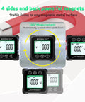 Rechargeable Magnetic Angle Finder With 0.01 Degree Resolution And 0.2 Degree Accuracy For DIY And Pro Woodworking Plumbing And Metalwork Ready To Roll Out Of The Box For Easy Leveling And Precision Angle Setup, 360° display