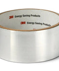3M high-temperature foil tape roll, silver, 15 ft long