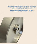 Close-up of 6 Inch CBN Grinding Wheel 1000 Grit, showcasing durable design for bench grinders and safety features.