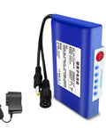 Drop Dead Reliable 12V Rechargeable Lithium Polymer Battery Pack With Integrated Bms Safety Circuit And Heavy Duty Dc Adapter for outdoor use.