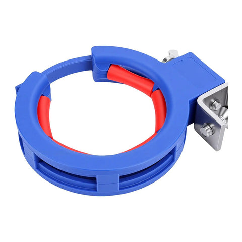 Cable Tray Wiring Roller For No Fuss Setup And Effortless Wire Guidance With A Simple Screw Mount No Extra Tools Needed Adjustable Tray Position And Direction To Streamline Cable Management And Routing, blue ABS plastic and steel roller for 65mm cable trays
