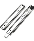 Drawer Slide For Universal Cabinet 53mm Full Extension Rail With Side Mount Installation Built In Ball Bearing Smooth Glide Heavy Duty Track With Optional Lock For Flexible Storage Needs, pair shown