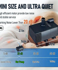 Automatic Sump Pump With Water Sensor For Condensate Removal From Dehumidifiers And Air Conditioners No Muss No Fuss 8 Ft Lift 74 GPH