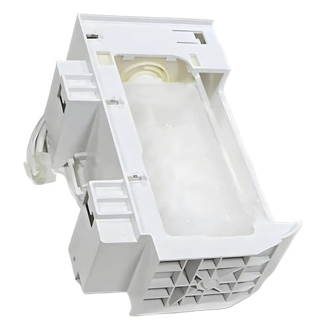 Replacement Ice Maker Assembly For W10873791 Fits W10760070 W10798411 W10847507 W11130444 W11646278 DIY Friendly Easy Install Ice Machine Kit For Refrigerator Accessories, white ABS