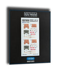 One Thirty Second Scale Northrop F 5E Tiger II And Talon Thirty Eight Ejection Seat Belt Set packaging front view