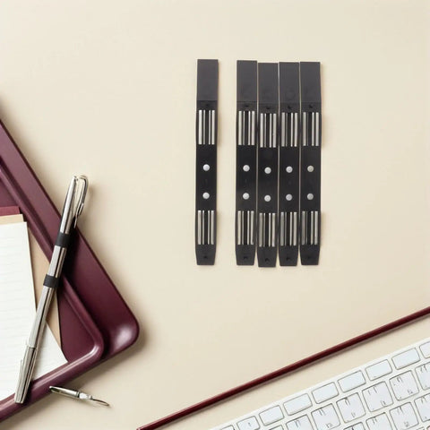 No Sweat Screwless 3.5 Inch Hard Drive Caddy Rails five pairs in black, designed for vibration damping and easy installation.