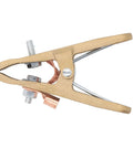 Heavy Duty 500 Amp Brass A Shape Welding Ground Clamp With Mighty Grip For Mig Mma Tig Arc Jobs To Keep Your Equipment Safe And Ready To Rock.