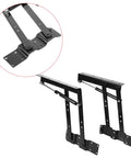 Heavy Duty Hydraulic Lift Up Hinge for furniture, sturdy mechanism, black rust-resistant steel, ideal for modern homes.