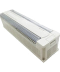 Compact PLC Module Programmable Controller For Industrial Automation With 128 Input Output Points Built Tough For Fast Setup And Smooth Control And Reliable Machine Management In Tough Factory Environments, white plastic body