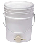5 Gallon Beekeeping Honey Bucket With Gate And Tight Lid For Easy Honey Harvest Durable Plastic Backyard Apiary Go To Essential Secure Honey Gate Made In USA Ideal For Extractions And Simple Honey Transfer