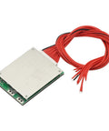 Keep Your Rig Purring Smooth With This Heavy Duty 13S 35A 48V Li Ion 18650 Battery Management System Delivering Smart Balancing and No Sweat Overcharge Overdischarge Guard with red and black wires.