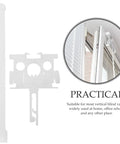 Top Shelf Vertical Blind Carrier Replacement Parts With Stem Upgrades Window Treatment showing white plastic design and application.