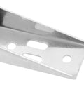 Close-up of iron frame from Heavy Duty Sliding Door Track Pulley Rollers With Silent Glide Nylon Wheels Built Damn Tough.