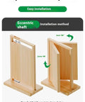 Beefy Heavy Duty Hidden Door Hinge Set For Wood Doors With 360 Degree Rotation Concealed Hardware Black Finish For Bedroom And Living Room Renovations Ideal Gift For Home Renovation Enthusiasts installation guide with diagrams.