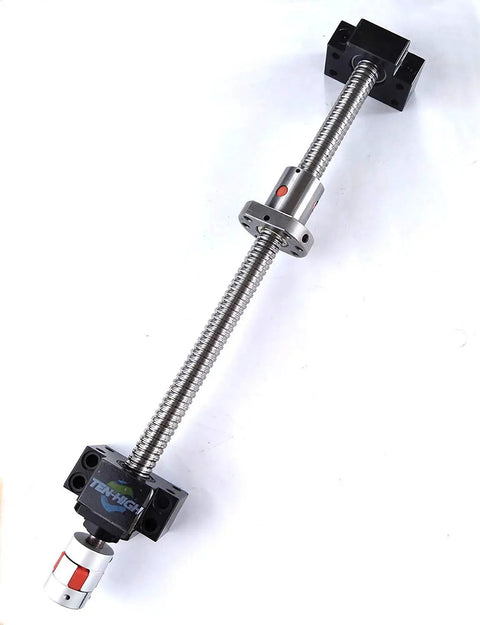 SFU1204 Ball Screw CNC Kit With Nut End Supports And Coupler Anti Backlash 12mm Diameter 4mm Lead 650mm Length