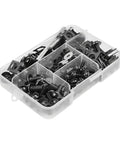 177 Piece Aluminum Bike Fairing Bolt Kit With Colorful Anodized Fasteners Nuts Clips And Washers In M5 And M6 for Motorcycles