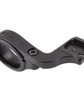 Out Front Bike Computer Bracket Bolt On Mount Front And Center Display For Padrone Strada Urban And Velo Wireless Models, Fits 31.8 Mm And 25 To 26 Mm Handlebars With Shim, Quick Mount For Crisp Ride Data On The Go in black metal.