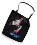 Tie Dye Wing Foil Tote Bag For Wing Surfing And Wingboarding Fans, 16 By 16 Inch Carryall Built For Coaches And Riders on white