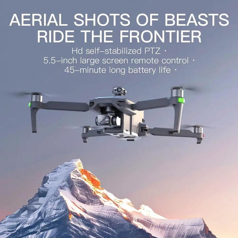 4K Camera Drone With 3 Axis Gimbal Stabilization Six Km Transmission Foldable Quadcopter Dope Pro Grade Performance