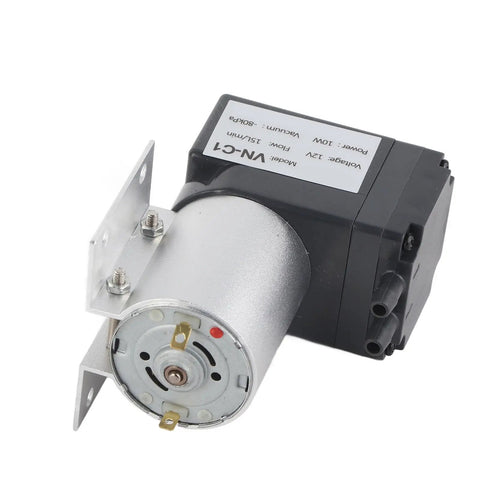 AKLOSIPY High Vacuum Suction Pump For Gas Maintenance Free With Stand - Powerful Micro Dc Motor Delivers -80Kpa Perfect For Analysis Sampling And Instrumentation Tasks Effortlessly