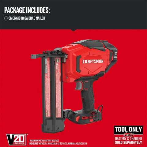 Heavy Duty Cordless Brad Nailer 18 Gauge Tool Free Jam Reset Quick Strike Powerhouse For Diy Builders And Pro Carpenters Wanting Legit Nail Driving Speed With Zero Air System Hassle