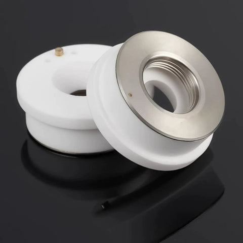 Top Notch Ceramic Ring Nozzle 32mm Diameter For Fiber Laser Cutter Head With M14 Thread 500 To 20000W Power Fits Raytools BT240 And BMH Series Fiber Laser Heads