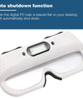 PD Meter Pupil Distance Ruler Pupilometer With Memory Function For Easy At Home Eye Checks And Glasses Fit No Brainer PD Readings CE Certified Optical Tool, auto-shutdown view