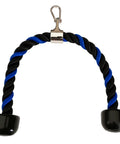 Top Shelf 27 Inch Tricep Rope Cable Attachments Heavy Duty Braided Nylon with swivel clips for home gym exercises.