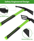 Two-Piece Garden Hoe Set With Non-Slip Ergonomic Handles For Easy Weeding And Plant Care, Durable Carbon Steel Outdoor Tools Built To Last