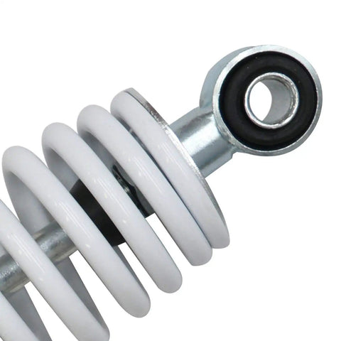 Close-up view of Rear Suspension Shocks Pair For ATV Go Kart Quad Bike 4 Wheeler 9.25 Inch 235mm Eye Center To Eye 50mm Travel