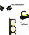 Wall Mount Fishing Rod Rack For Garage And Shop, No Fuss Install Horizontal Or Ceiling Mount, Rubber Coated Rod Holders