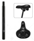 Beefy Aluminum Bike Seat Post 350mm Length With 25.4mm 27.2mm 28.6mm 30.4mm 30.8mm 31.6mm Diameters Polished Anodized Finish