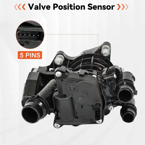 Valve Position Sensor with 5 pins included, designed for engine management in performance upgrades and replacements.