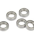 10 Pack RC Ball Bearings Kit For 1 By 10 And 1 By 8 Remote Control Cars, Steel Shielded Bearings, five metal bearings on white
