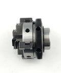 Heavy Duty 50mm K02-50 Self Centering Lathe Chuck With Four Jaws showcasing durable steel design for mini wood lathe use.