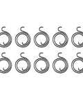 Dope Heavy Duty Door Knob Spring Replacement Kit 20 Or 30 Pack For Interior Lever Latch Repair Solid Torsion Springs, 10 springs