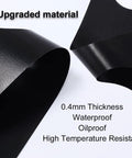 Close-up of 36 Inch Gas Range Protectors For GE Ranges, Ultra Thick 0.4mm Nonstick Burner Liners showing texture and thickness.