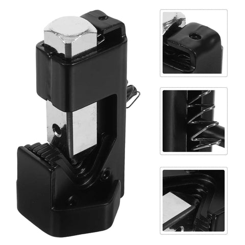Heavy Duty Hammer Lug Crimping Tool For Automotive Wiring And Industrial Projects, durable black steel design for versatile use.
