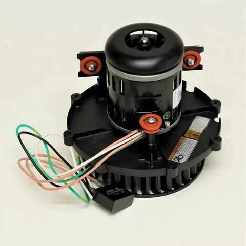 Straight Swap Furnace Draft Inducer Blower Motor Solid Replacement For Gas Heating Gear Direct Fit showing wiring and base details.