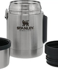 Classic Food Jar And Spork 18 Oz Vacuum Insulated Container With Wide Mouth Screw On Lid Integrated Spork Stainless Steel