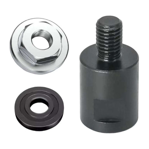 Universal Grinder To Drill Adapter Converter with M14 to M10 connectors and stable shaft, ideal for angle grinder and hand drill use.