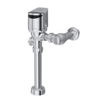 Exposed Sensor Flush Valve For Toilet EZ Gear Driven 1.6 GPF Diaphragm Valve Water Closet Flush System AquaSense Series IP65 Protected Electronics Clog Resistant Built To Last Over 500000 Cycles No Fuss Low Maintenance, chrome wall mount