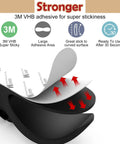 Cord Organizer For Kitchen Appliances 15 Pack With 3M Adhesive detail showing 3M VHB adhesive sheet being peeled off surface