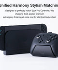 Switch 2 Pro Controller Charging Dock Station For Fast Safe Charging With USB C Adapter, controller on dock stand