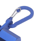 Close-up of Dead Straight Stair Gauge For Framing Squares With Grip Tight Thumb Screws and heavy-duty aluminum clamp.