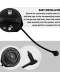 Gas Cap Tether With Eyelets For Audi A1 A3 And VW Beetle, Solid Retention Fuel Tank Cap Rope, installation guide shown