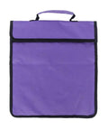 Foldable Garden Kneeler And Tool Tote Portable Seat And Storage Bag With Multiple Pockets Hanging Organizer For Tools Gardening Stool Durable 600D Oxford Cloth Purple front view