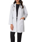 Womens Scrubs Lab Coat With Five Pockets For Healthcare Designed For Comfort Fit And All Day Wear Soil And Water Resistant